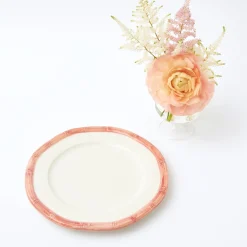 Pink Geometric Bamboo Starter Plate|Mrs. Alice Discount