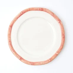 Pink Geometric Bamboo Starter Plate (Set Of 4)|Mrs. Alice Best