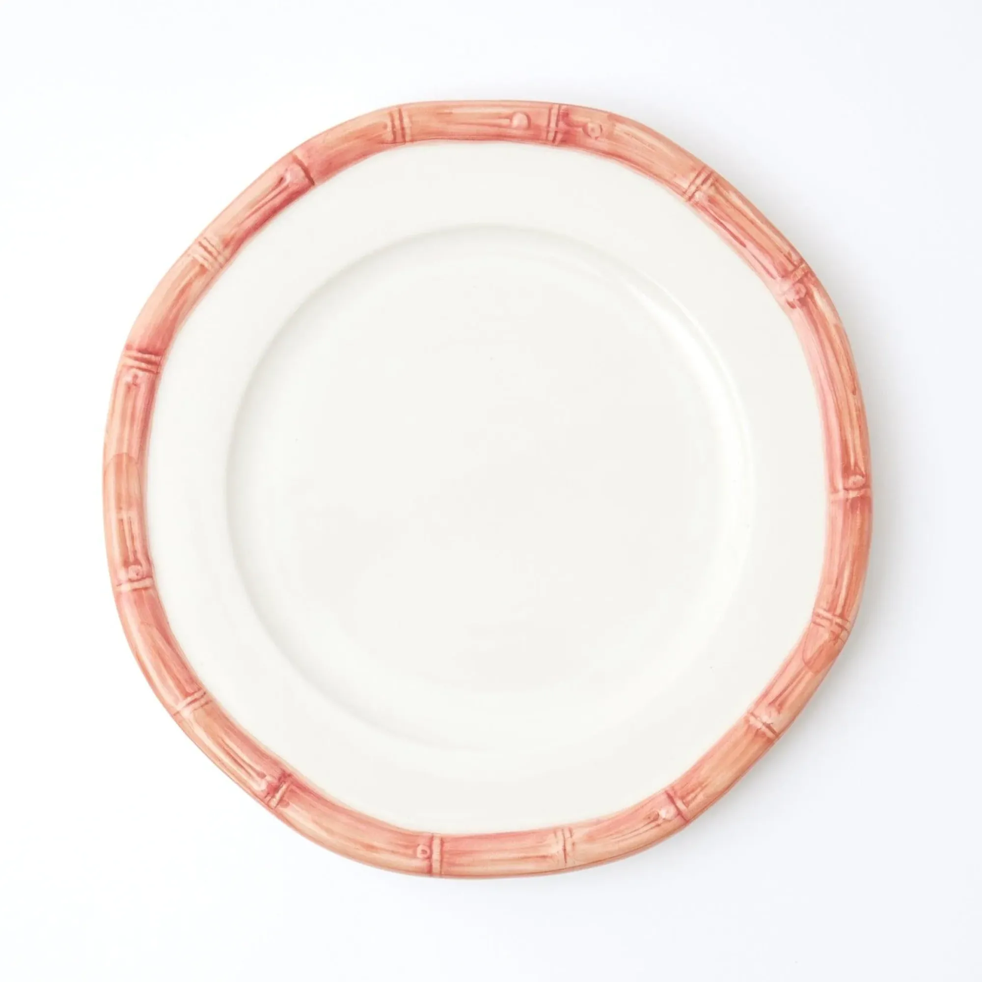 Pink Geometric Bamboo Starter Plate (Set Of 4)|Mrs. Alice Best