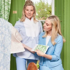 Pink Pagoda Garden Fabric|Mrs. Alice Discount