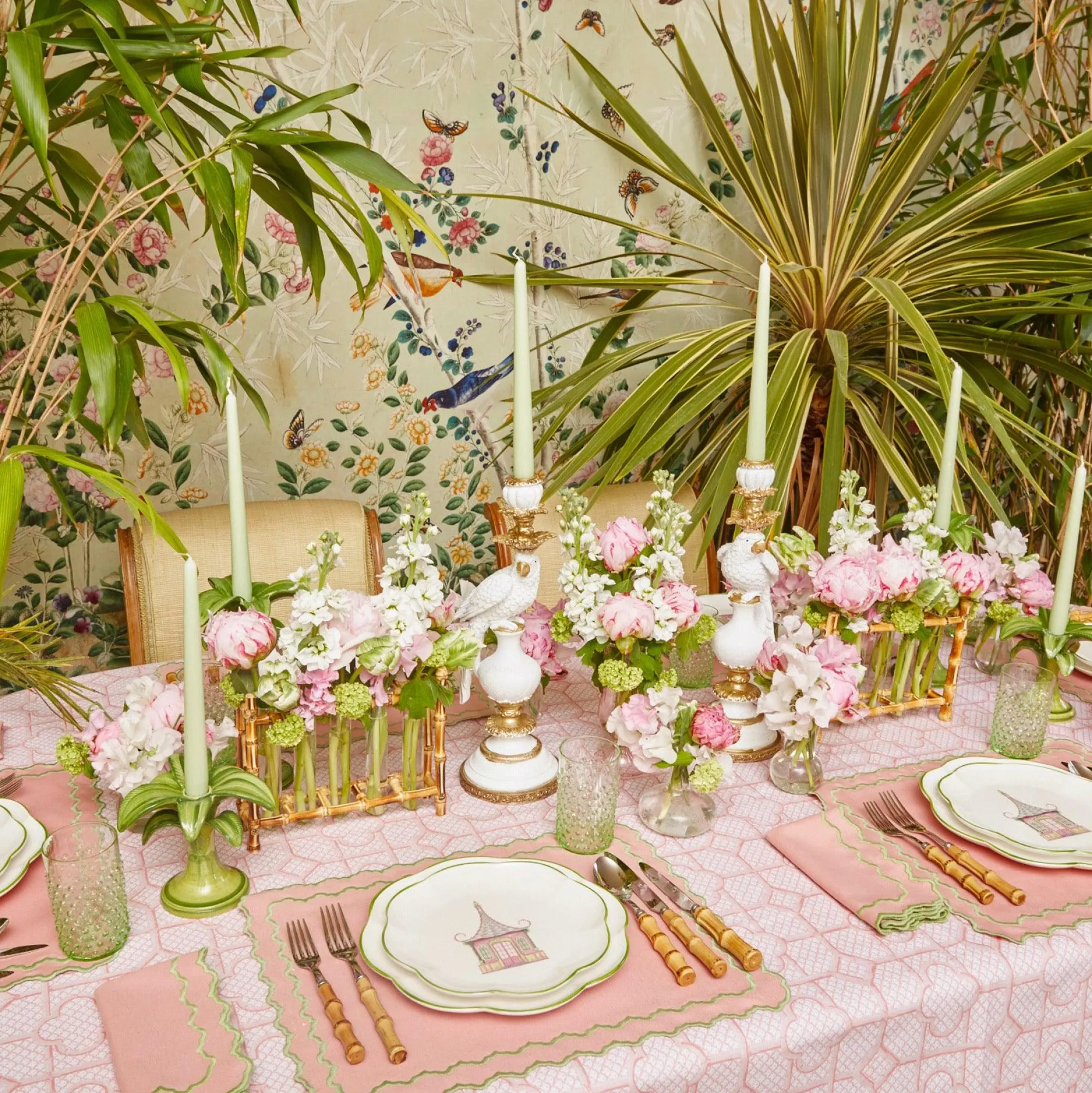 Pink Penelope Napkins (Set Of 4)|Mrs. Alice Online