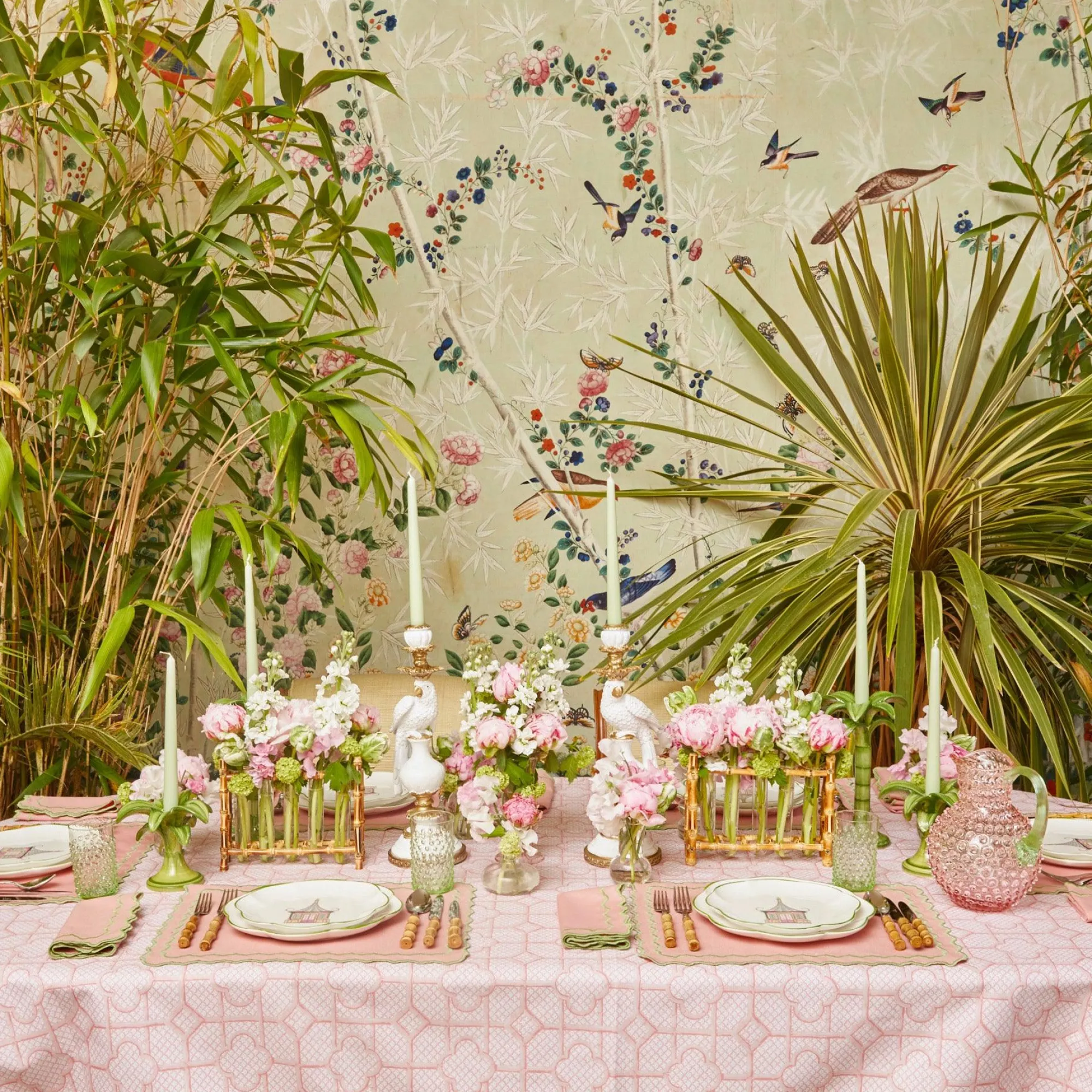 Pink Penelope Napkins (Set Of 4)|Mrs. Alice Online