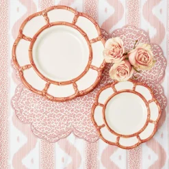 Pink Petal Bamboo Dinner Plate|Mrs. Alice Discount