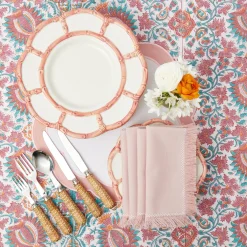 Pink Petal Bamboo Dinner Plate|Mrs. Alice Sale