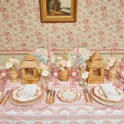 Pink Petal Bamboo Starter Plates (Set Of 4)|Mrs. Alice Sale