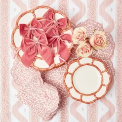 Pink Petal Bamboo Starter Plates (Set Of 4)|Mrs. Alice Sale