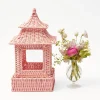 Pink Rattan Pagoda Lantern|Mrs. Alice Online