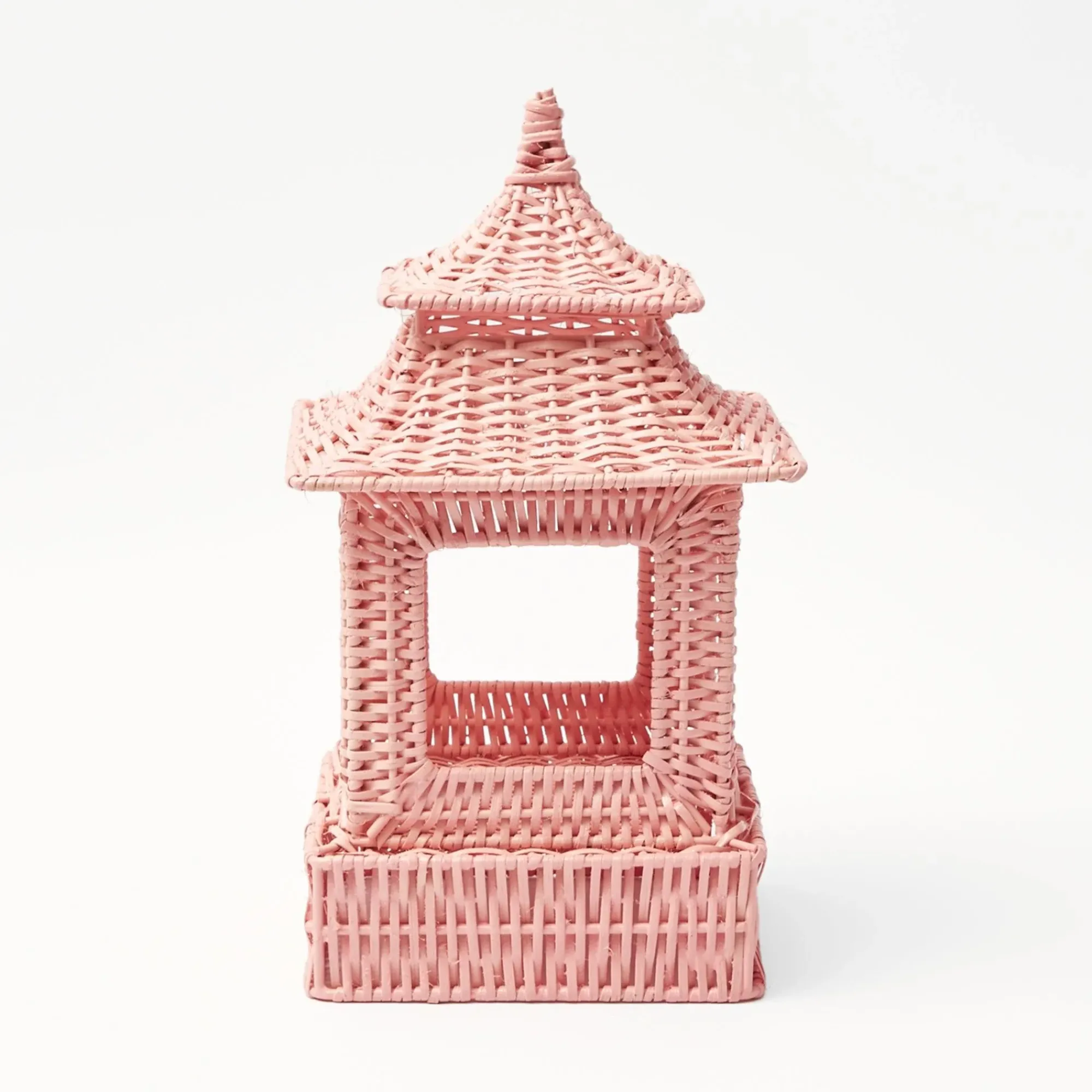 Pink Rattan Pagoda Lantern|Mrs. Alice Online