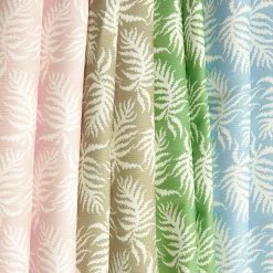 Pink Trailing Ferns Fabric|Mrs. Alice Clearance