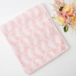 Pink Trailing Ferns Tablecloth|Mrs. Alice Clearance