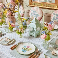 Pistachio Green Pagoda Lantern|Mrs. Alice