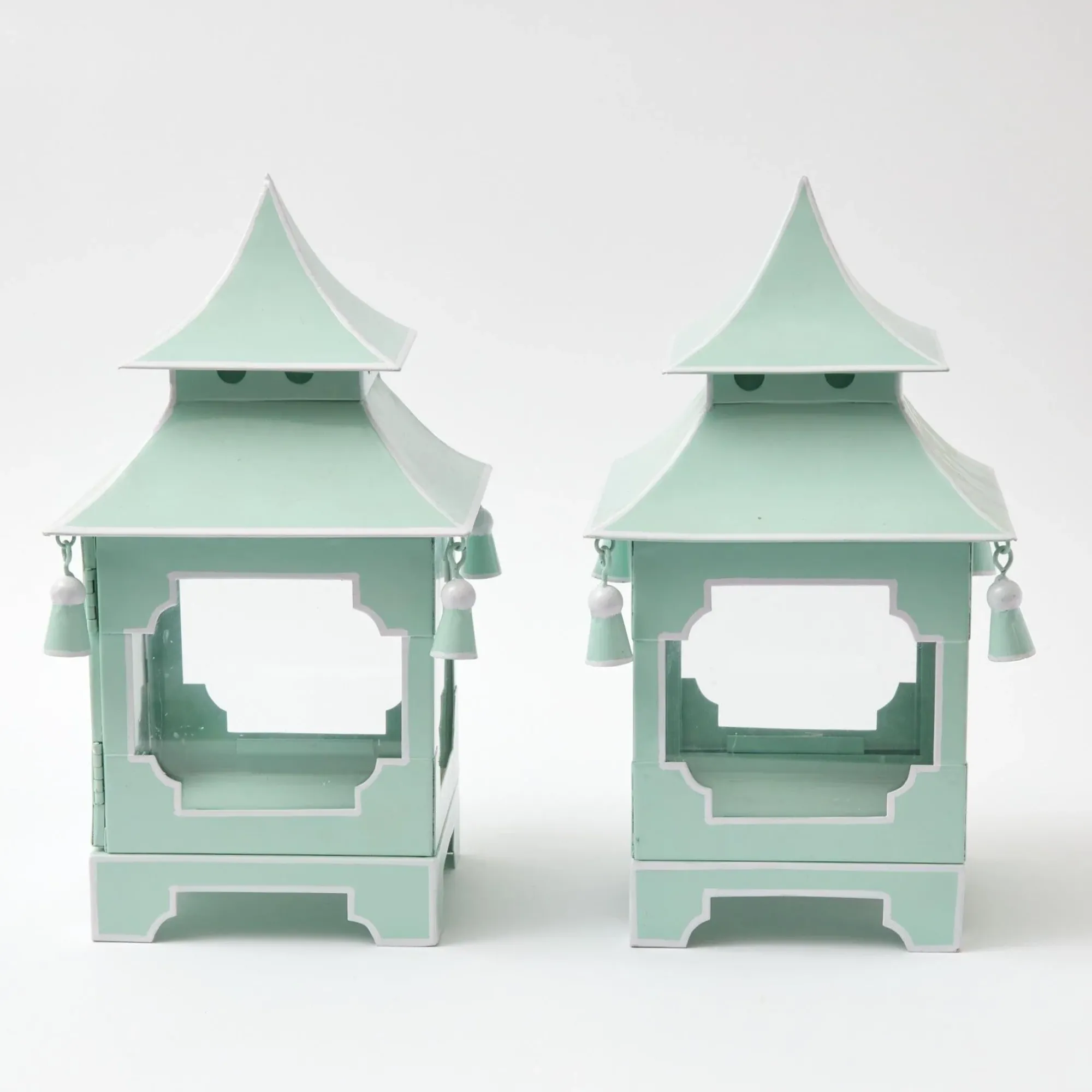 Pistachio Green Pagoda Lantern|Mrs. Alice Best