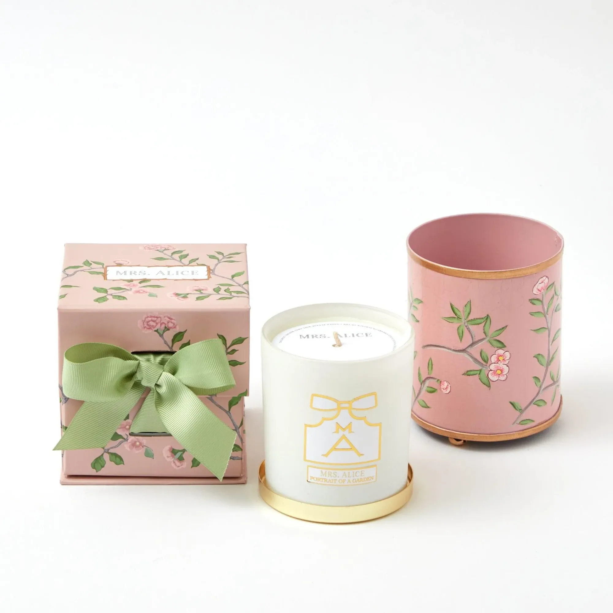 Portrait Of A Garden Scented Candle & Pot Set|Mrs. Alice New