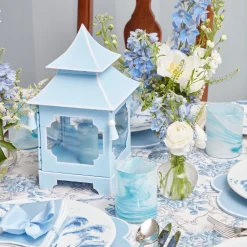 Powder Blue Pagoda Lantern|Mrs. Alice New