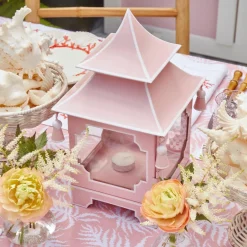 Powder Pink Pagoda Lantern|Mrs. Alice Sale