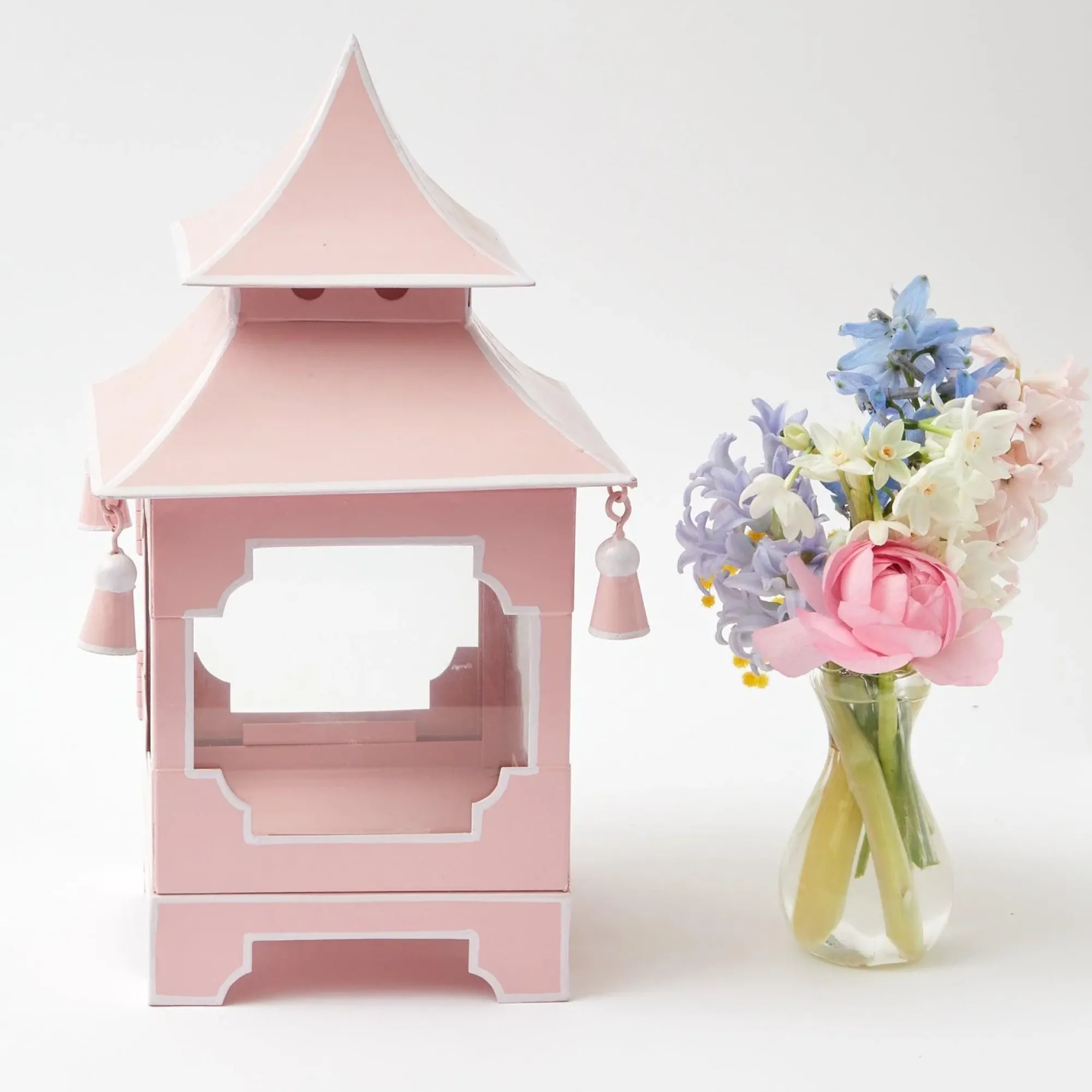 Powder Pink Pagoda Lantern|Mrs. Alice Best