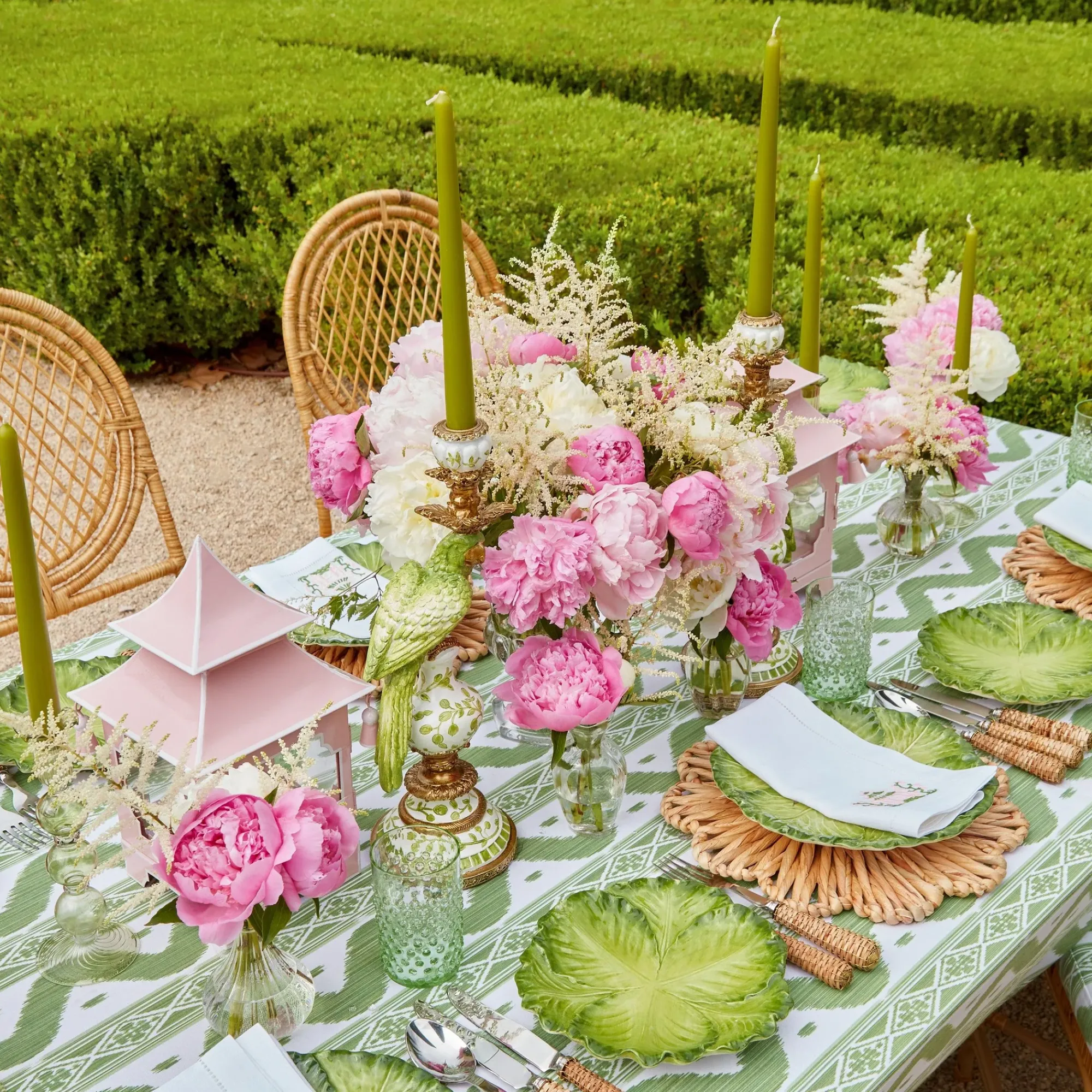 Powder Pink Pagoda Lantern|Mrs. Alice Best