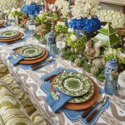 Putty Ikat Tablecloth|Mrs. Alice Sale