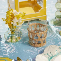 Raffia Water Glasses & Jug Set|Mrs. Alice Sale