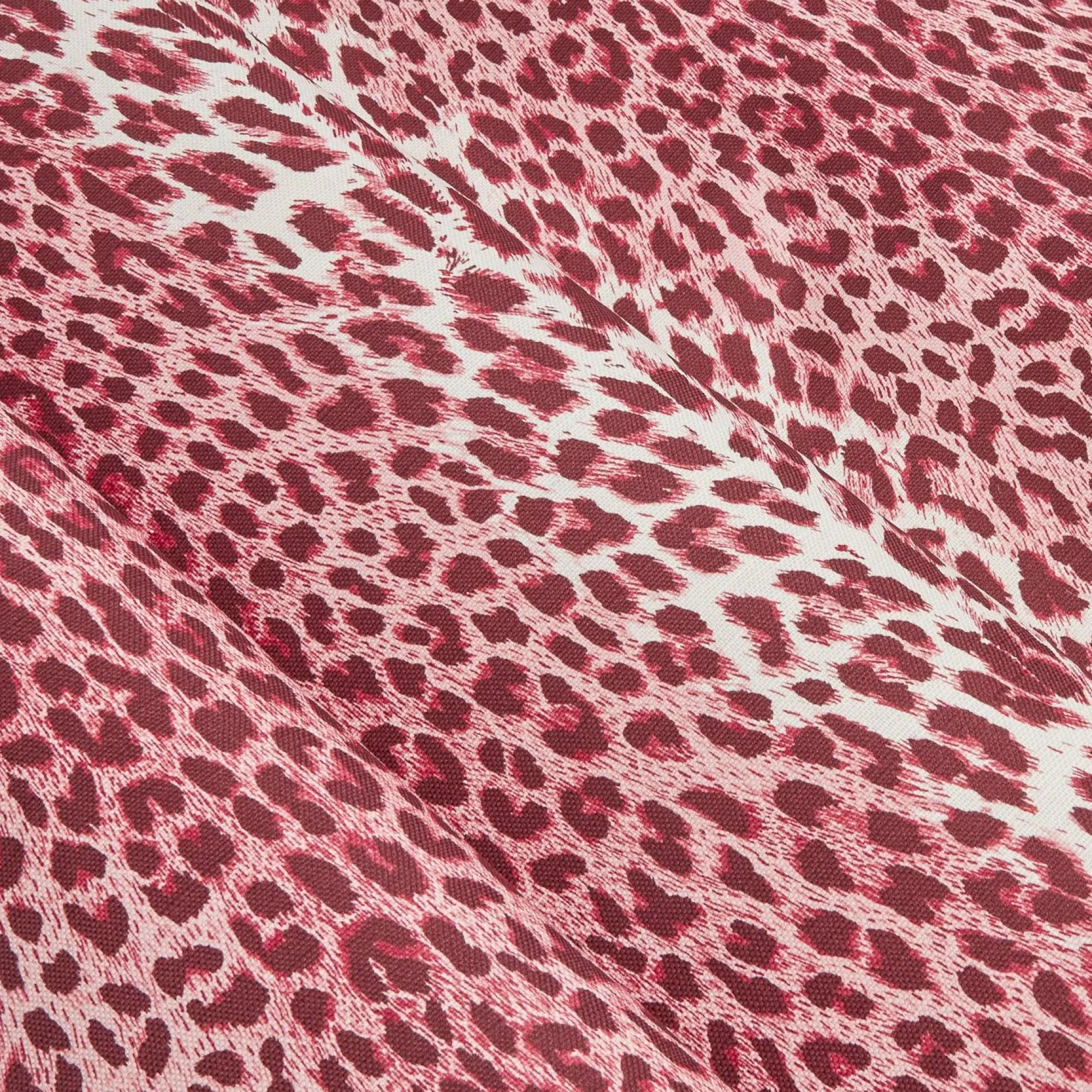 Raspberry Pink Leopard Fabric|Mrs. Alice