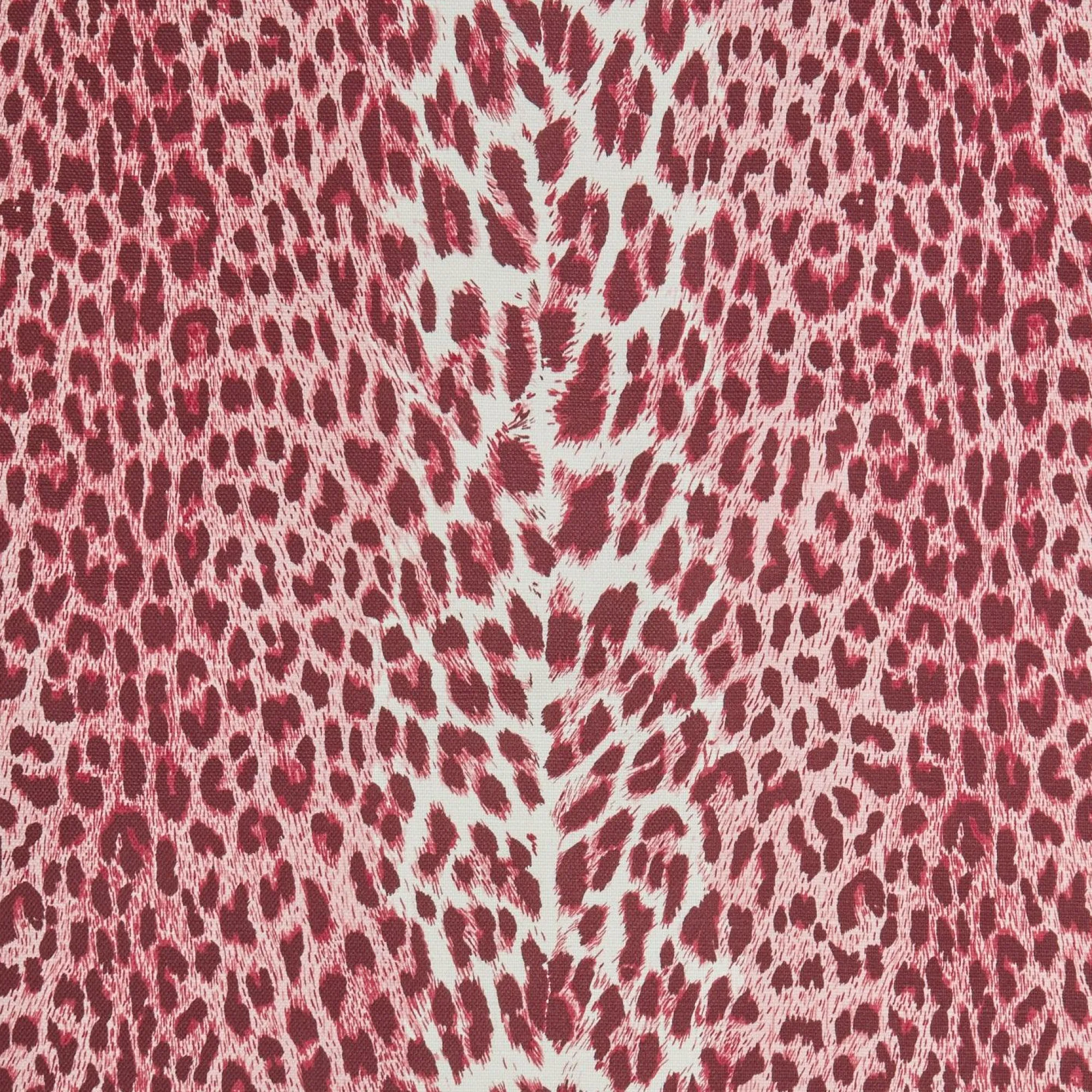 Raspberry Pink Leopard Fabric|Mrs. Alice