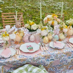 Rattan Bunny Napkin Rings (Set Of 4)|Mrs. Alice