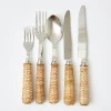 Rattan Cutlery (5 Piece)|Mrs. Alice Online