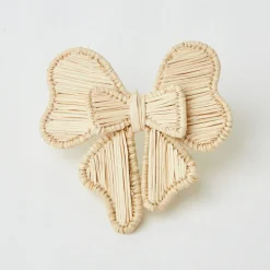 Rattan Napkin Bows (Set Of 4)|Mrs. Alice Hot