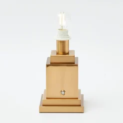 Rechargeable Lamp With Blue Lotus Lampshade|Mrs. Alice Hot