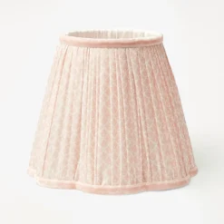 Rechargeable Lamp With Pink Lotus Lampshade|Mrs. Alice Online