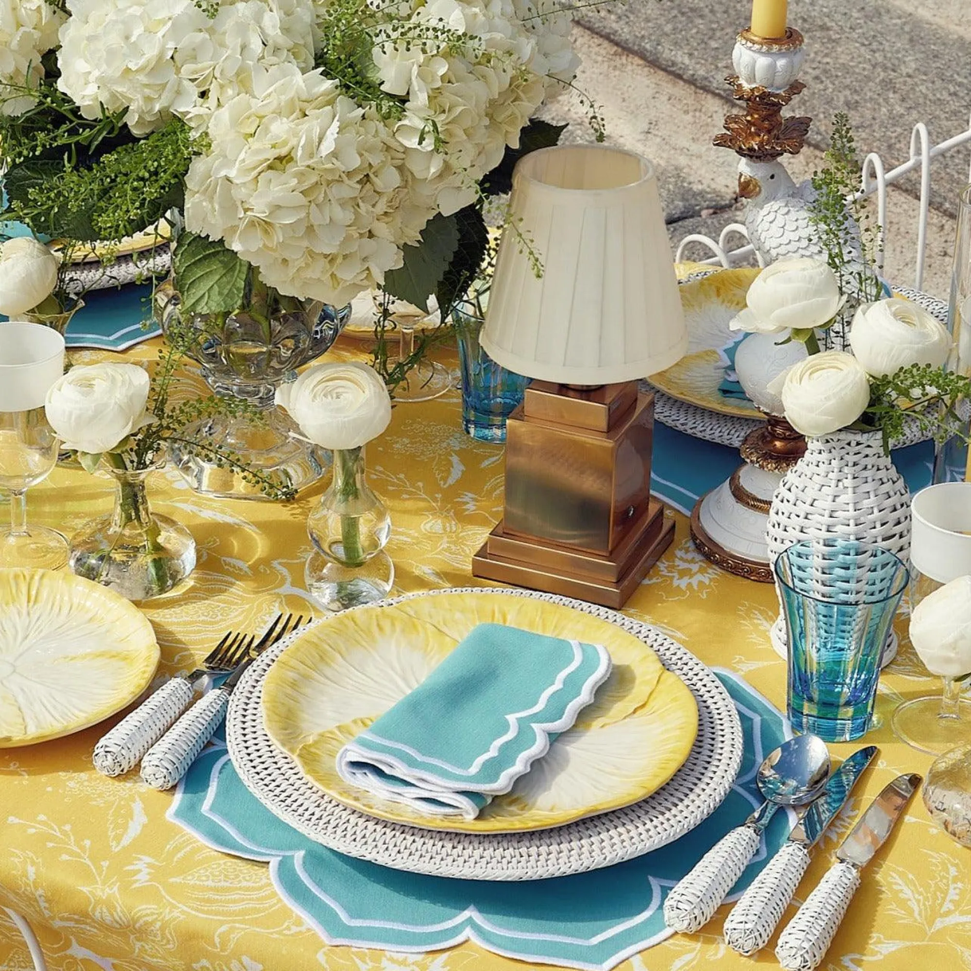 Rechargeable Table Lamp & Shade|Mrs. Alice Clearance