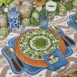 Round Chinoiserie Ginger Jars (Pair)|Mrs. Alice Hot