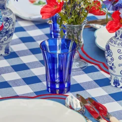 Royal Blue Positano Glasses (Set Of 4)|Mrs. Alice Outlet