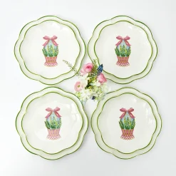 Scalloped Easter Dinner & Starter Plate (Set Of 8)|Mrs. Alice New