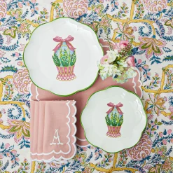 Scalloped Easter Dinner & Starter Plate (Set Of 8)|Mrs. Alice New