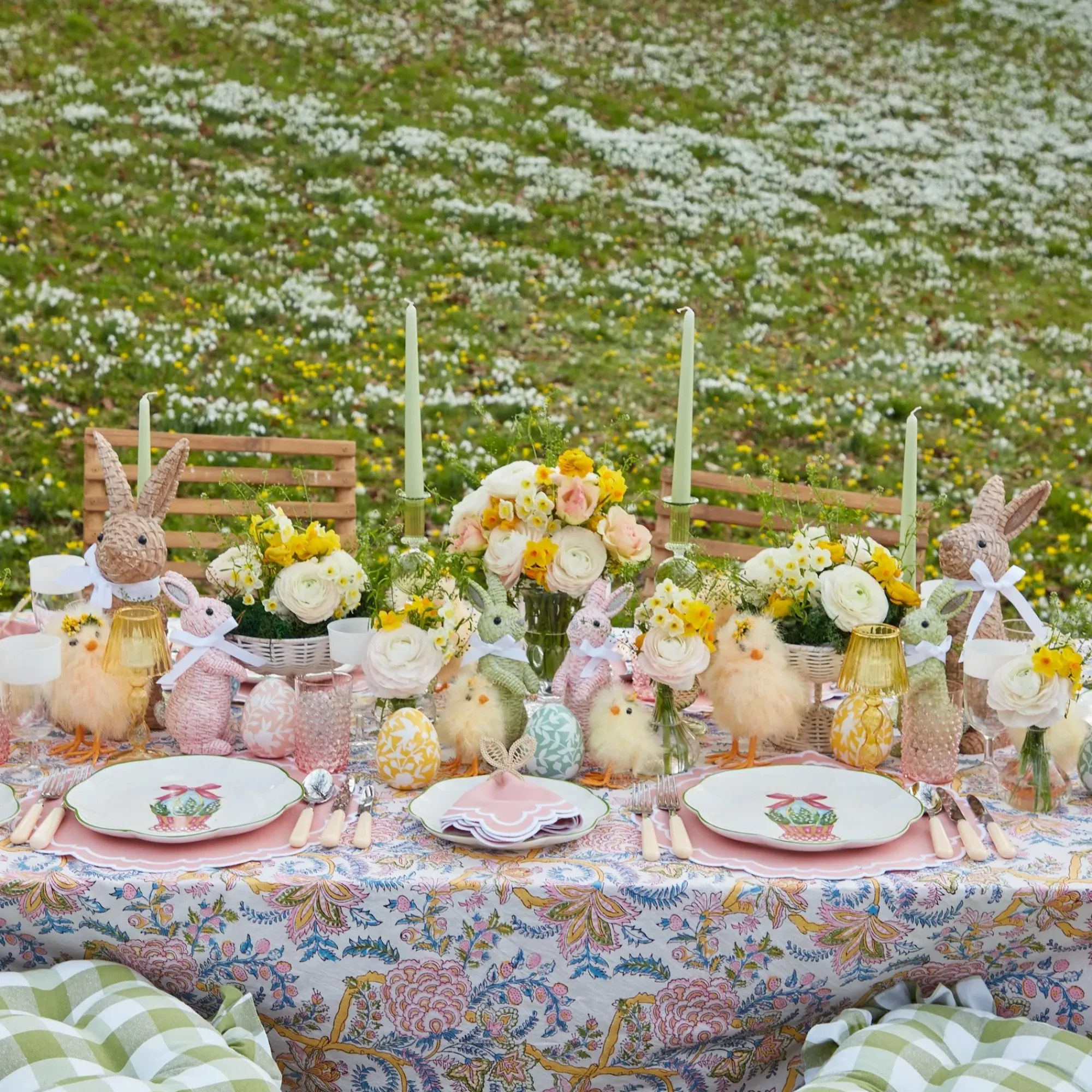 Scalloped Easter Dinner & Starter Plate (Set Of 8)|Mrs. Alice Outlet