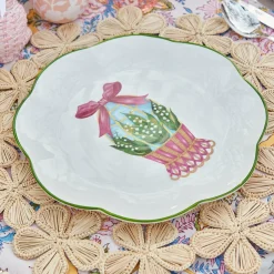 Scalloped Easter Dinner Plate (Set Of 4)|Mrs. Alice Hot