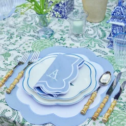 Scalloped Lily Of The Valley Starter Plate (Set Of 4)|Mrs. Alice Discount