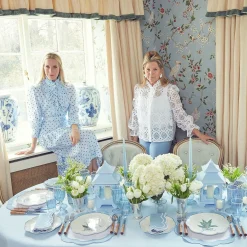 Scalloped Lily Of The Valley Starter Plate (Set Of 4)|Mrs. Alice Discount