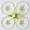 Scalloped Lily Of The Valley Starter Plate (Set Of 4)|Mrs. Alice Hot