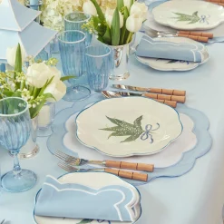 Scalloped Lily Of The Valley Starter Plate|Mrs. Alice New