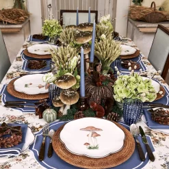 Scalloped Mushroom Dinner Plate|Mrs. Alice Clearance