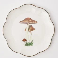 Scalloped Mushroom Dinner Plate (Set Of 4)|Mrs. Alice Discount