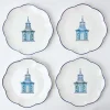 Scalloped Pagoda Starter Plate (Set Of 4)|Mrs. Alice Discount