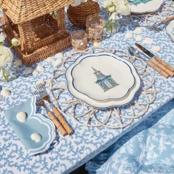 Scalloped Pagoda Starter Plate (Set Of 4)|Mrs. Alice Discount