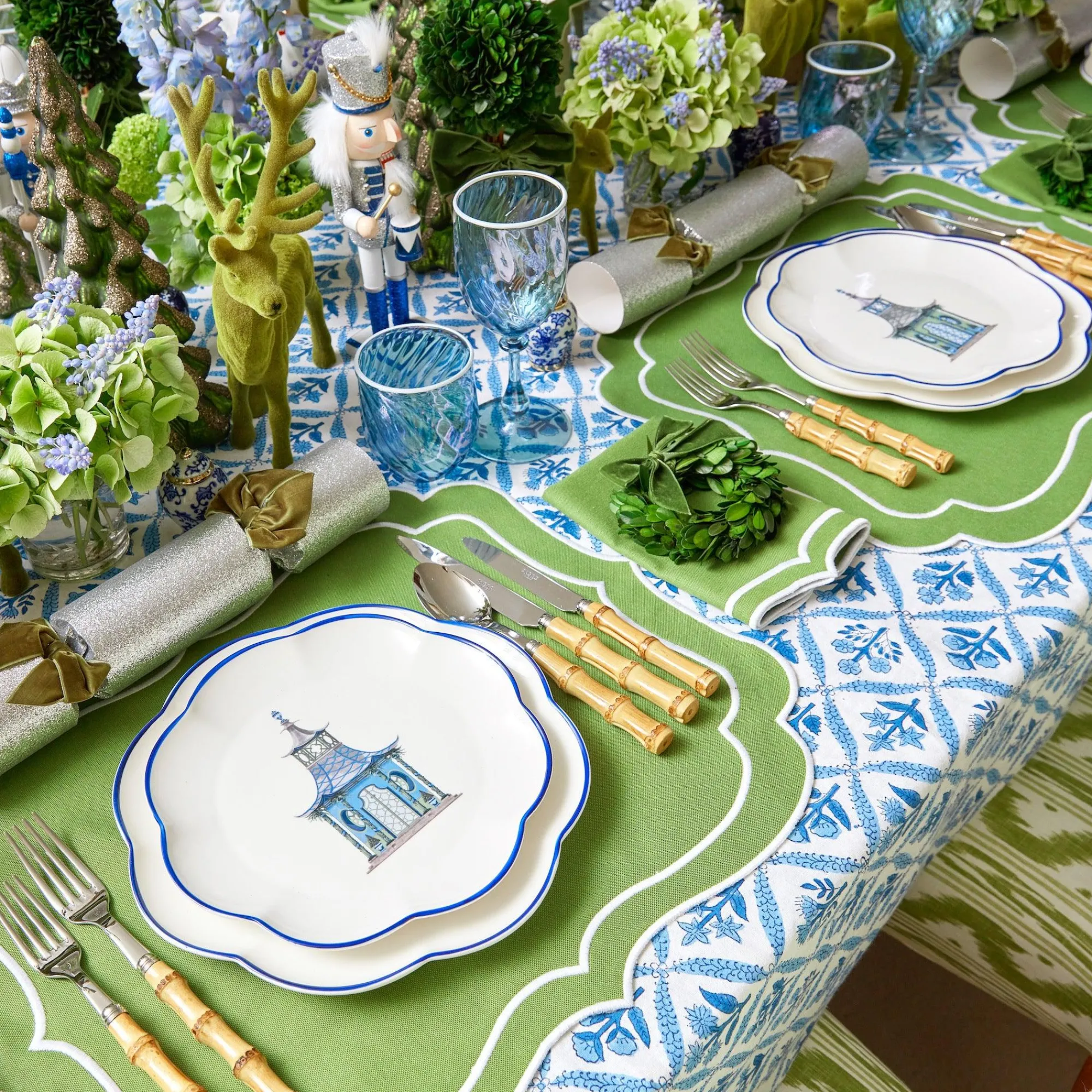 Scalloped Pagoda Starter Plate (Set Of 4)|Mrs. Alice Online