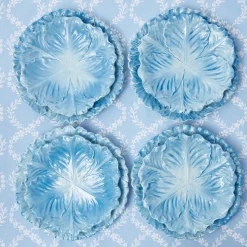 Serena Cabbage Dinner & Starter Plates (Set Of 8)|Mrs. Alice Outlet