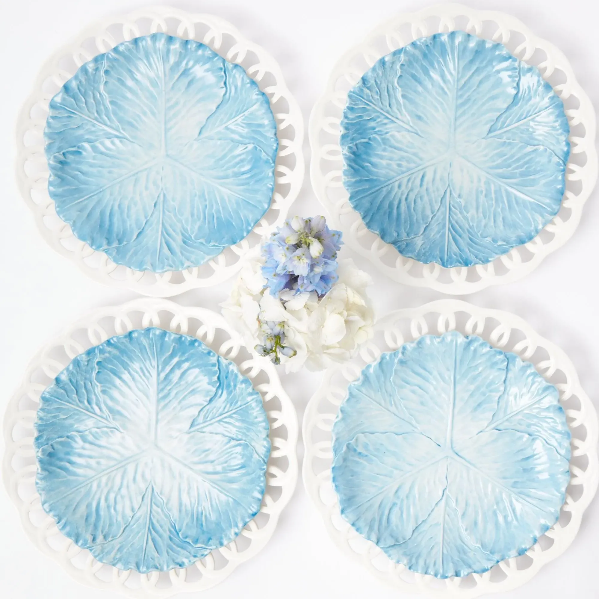 Serena Cabbage Dinner Plate (Set Of 4)|Mrs. Alice Clearance