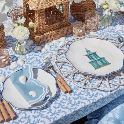 Serena Cornflower Blue Napkins (Set Of 4)|Mrs. Alice