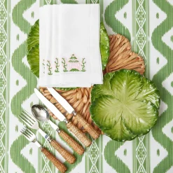 Serena Green Cabbage Starter Plate|Mrs. Alice Clearance